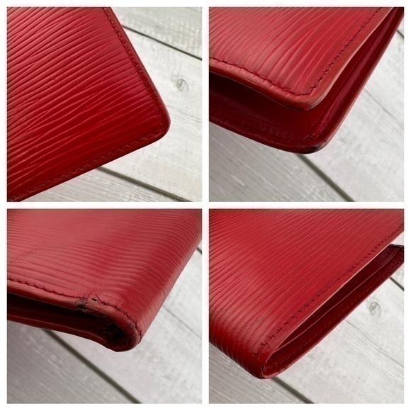 AUTHENTIC Louis Vuitton Marco Wallet. Previously owned. Castilian red. - Picture 10 of 15
